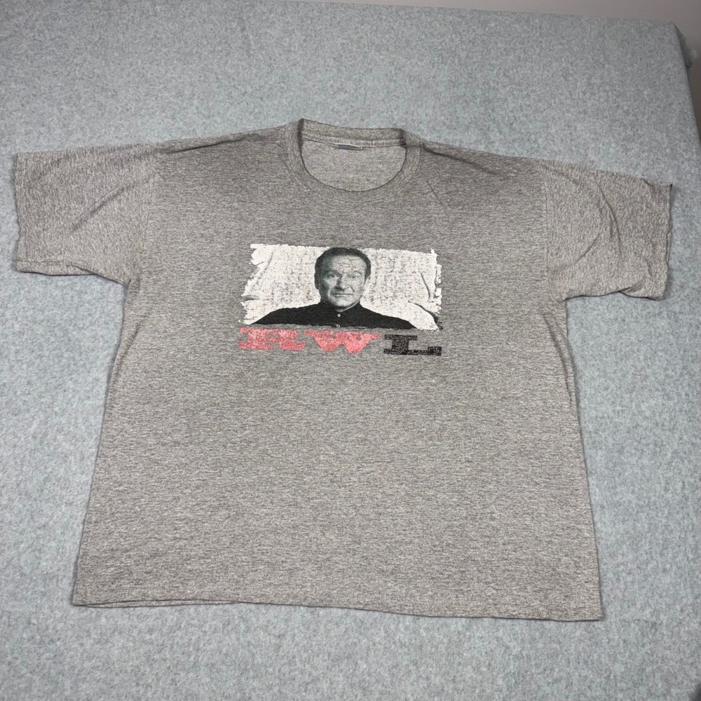 Vintage Robin Williams Live 2002 Promo T-Shirt XXL Stand Up Comedy Tour Rare